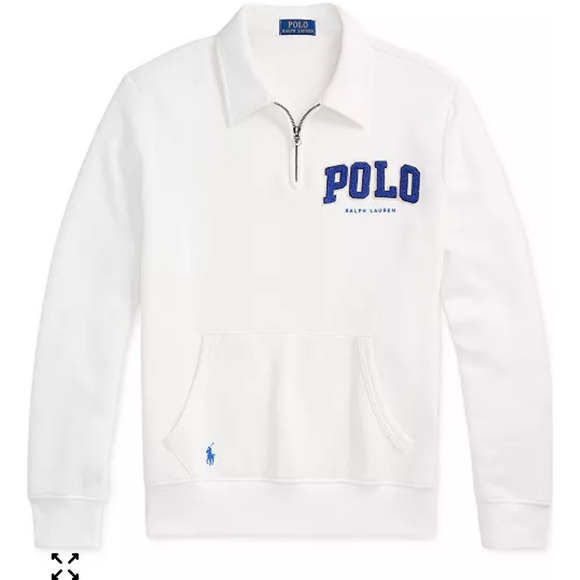 Polo Ralph Lauren Other - Polo by Ralph Lauren White Quarter-Zip Sweatshirt